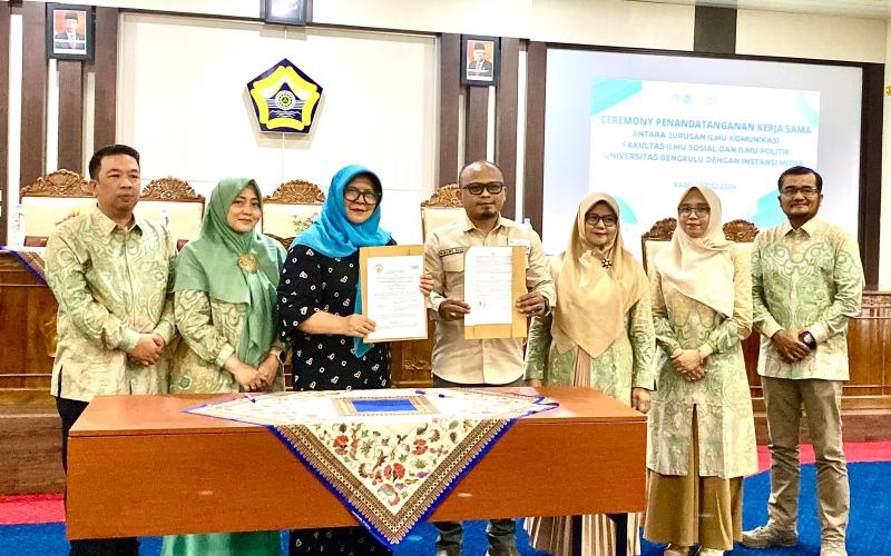 SMSI dan Jurusan Ilmu Komunikasi FISIP Unib Jalin Kerjasama