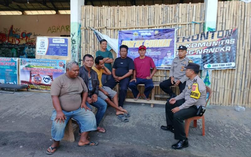 Bersama Warga Kelurahan Simpang Nangka Polsek Selupu Rejang Gelar Jumar Curhat 