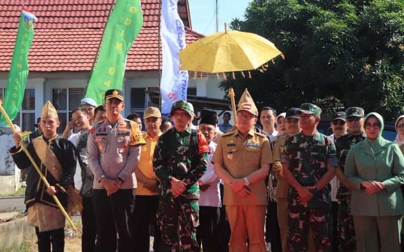 Kapolres Rejang Lebong Hadiri Pembukaan TMMD Ke-121 di Desa Belumai II 