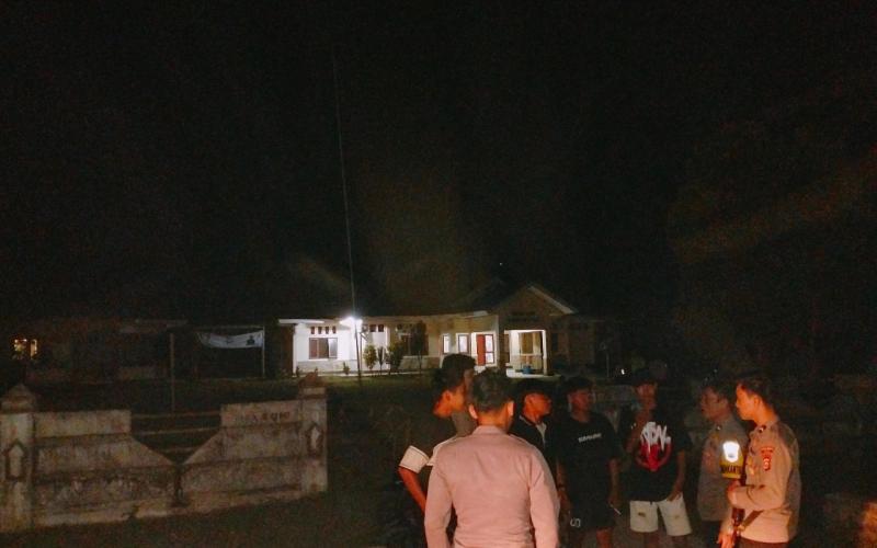 Patroli Dialogis, Polsek Padang Guci Hulu Antisipasi Premanisme dan 3C Serta Pengamanan Objek Vital