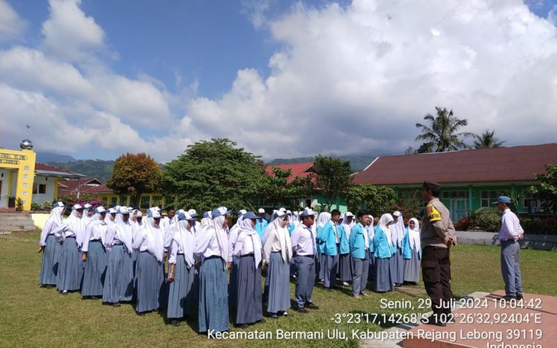 Police Goes To School di SMAN 06 Rejang Lebong, Polres Rejang Lebong Sosialisasi Pencegahan Terjadinya Kejahatan