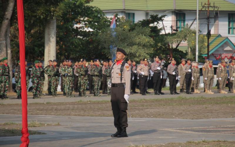 Polres Rejang Lebong Ikuti Upacara HUT RI Ke 79  dan Laksanakan Pengamanan 