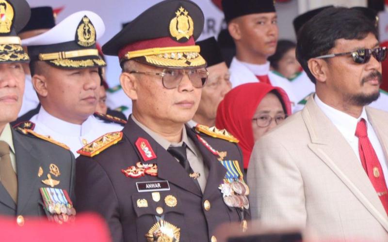 HUT Kemerdekaan Republik Indonesia Ke-79, Kapolda Bengkulu Ikuti Upacara Detik-detik Proklamasi di Balai Semarak