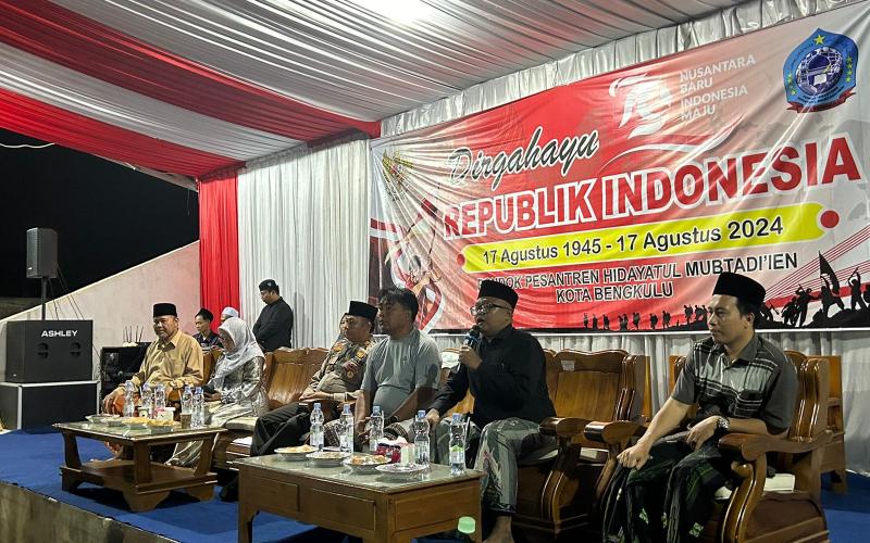 Kasatgaswil Bengkulu Densus 88 Hadiri Peringatan HUT RI di Ponpes Hidayatul Mubtadi'in