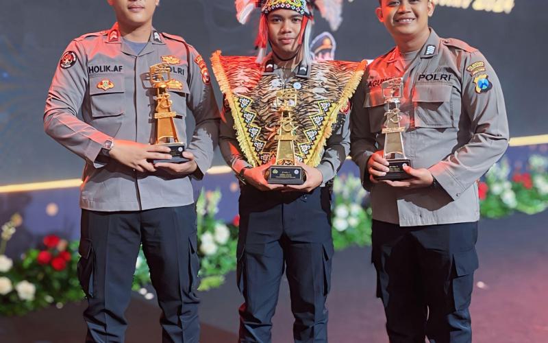 Polres Rejang Lebong Raih Juara Video TIKTOK TNI Polri pada Malam Apresiasi Kreasi ,Setapak Perubahan Polri