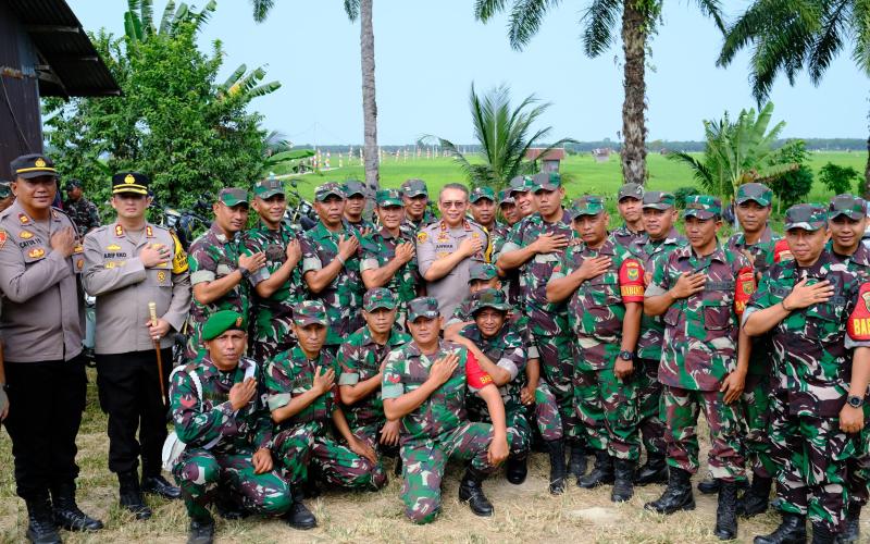 Wujud Sinergitas TNI - Polri, Kapolda Bengkulu Hadiri Peresmian IRPOM Oleh Pangdam II Sriwijaya 
