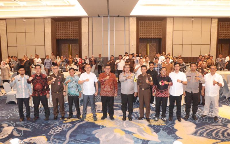 Wujudkan Pemilu Sejuk, Aman dan Damai, Polda Bengkulu dan Polres Jajaran Ikuti Rakor Sentra Gakkumdu Se-provinsi Bengkulu