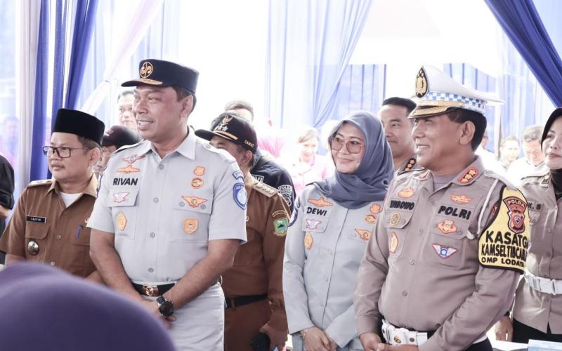 Peringati HUT ke-69 Lalu Lintas Bhayangkara, Korlantas Polri Bersama Jasa Raharja Gelar Bakti Sosial di Kuningan Jawa Barat