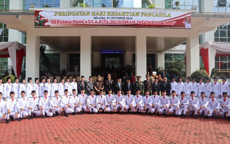 Kapolres Rejang Lebong Ikuti Upacara Periingatan Hari Kesaktian Pancasila Tahun 2024 