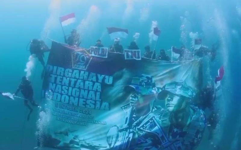 HUT TNI, Kapolri: Kami Bersinergi di Laut dan Bumi Nusantara