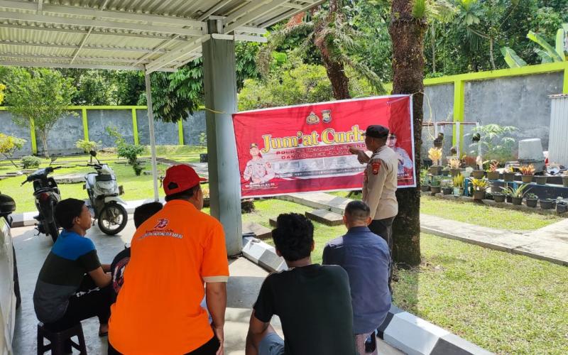 Pererat Hubungan Antara Kepolisian dan Masyarakat, Polsek PU Tanding Gelar Jumat Curhat 