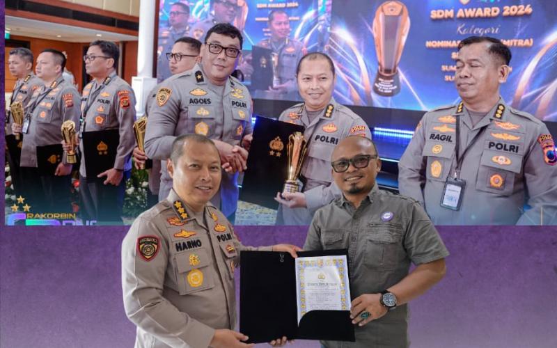 Ketua SMSI Bengkulu Raih Penghargaan SDM Award 2024