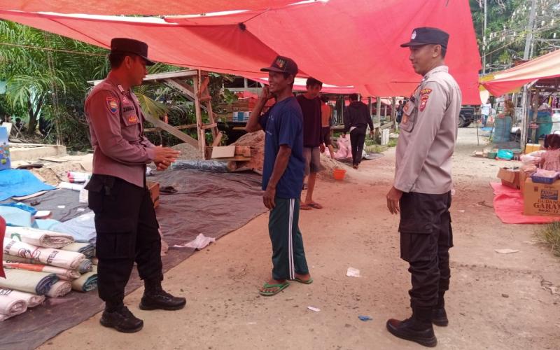Patroli Rutin Polsek Maje Jaga Kamtibmas di Kecamatan Kaur