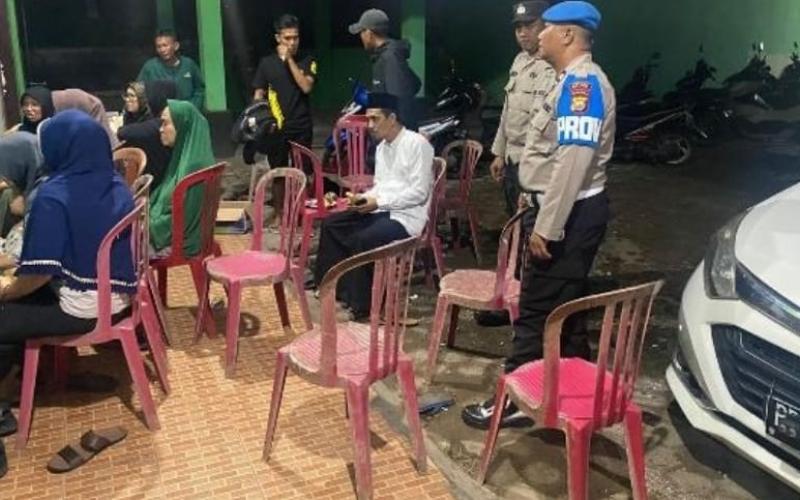 Polsek Talo Amankan Kampanye Tatap Muka Calon Bupati Seluma di Wilayah Dapil II