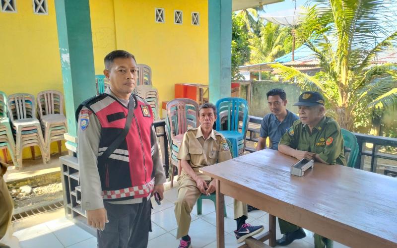Patroli Polsek Talo di Desa Serambi Gunung Kec. Talo