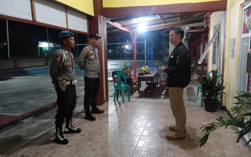 Apel Malam Piket Yanmas Polsek Kaur Utara Tingkatkan Kesiapan Pengamanan