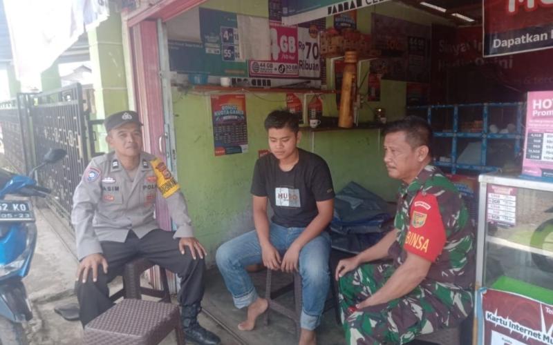 Bhabinkamtibmas Kota Padang Polres Rejang Lebong dan Bhabinsa Intensifkan Cooling System Jelang Pilkada 2024