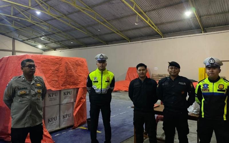 Polres Rejang Lebong Intensifkan Pengamanan Kantor KPU dan Bawaslu Rejang Lebong