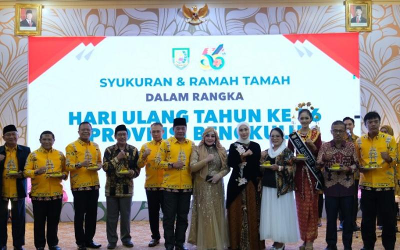 Kapolda Bengkulu Hadiri Syukuran dan Ramah Tamah Peringatan HUT ke-56 Provinsi Bengkulu
