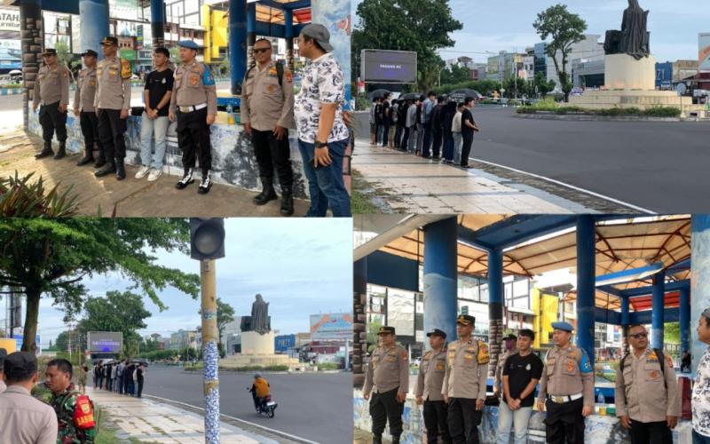 Polresta Bengkulu Amankan Aksi Simbolik Kamisan Terkait Sistem Pendidikan di Provinsi Bengkulu