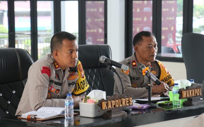 Polres Rejang Lebong Ikuti Vicon Waka Polri, Fokus Pengamanan Tahun Baru dan Penanganan Kasus Kriminal
