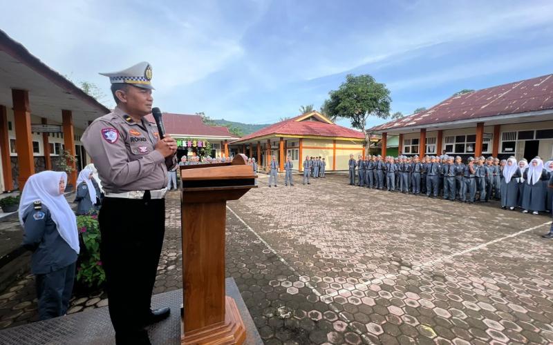 Police Goes to School, Satlantas Polres Rejang Lebong Sosialisasi di SMKN 3