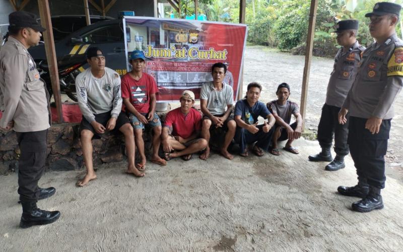 Polsek Sindang Dataran Gelar Jumat Curhat bersama Bhabinkamtibmas