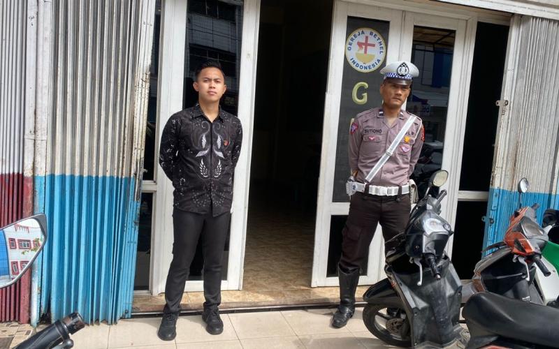 Polres Rejang Lebong Amankan Ibadah Minggu di Gereja Bethel Indonesia Curup