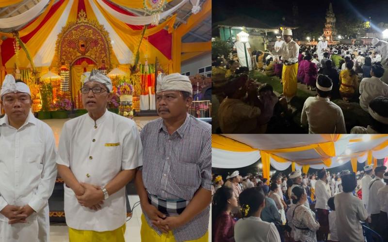 Umat Hindu di Bengkulu Rayakan Siwaratri dan Pentas Seni di Pura Santhi Muara Dipa