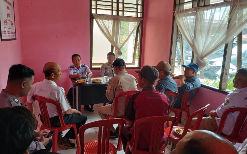 Bersama Stake Holder, Polsek Rimbo Pengadang Gelar Rapat Ketahanan Pangan