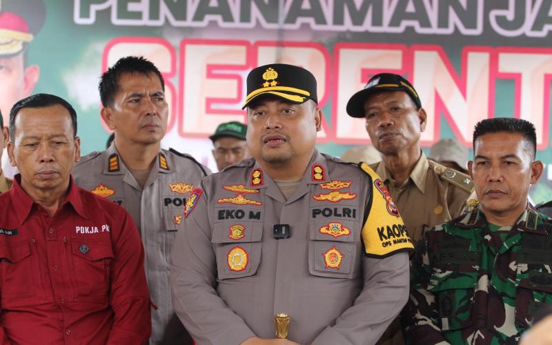 Polres Bengkulu Utara Dukung Ketahanan Pangan, Kabag SDM Jadi Motivator bagi Warga