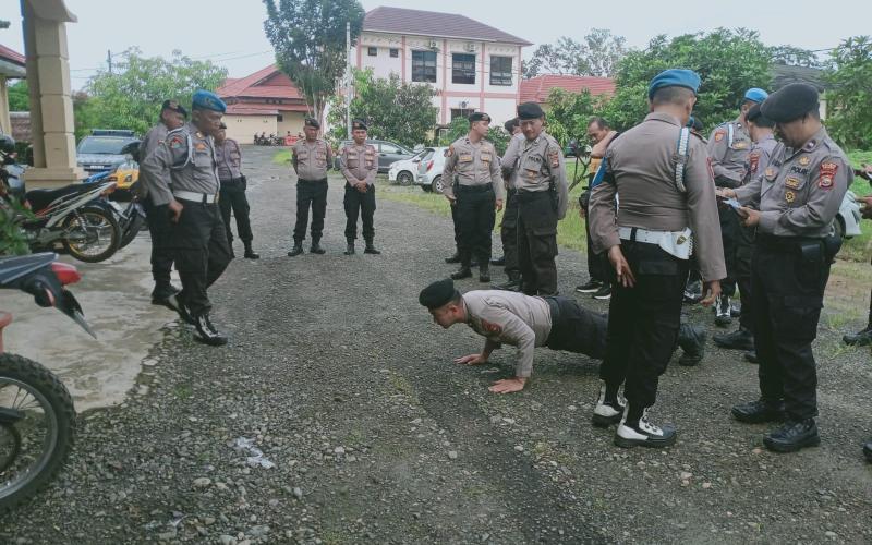 Propam Polres Seluma Gelar Gaktibplin untuk Tingkatkan Disiplin Personel