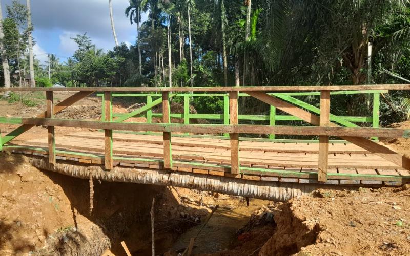 Satgas TMMD Ke-124 Kodim 0408/BS Sudah Maksimal Dalam Pembangunan Jembatan