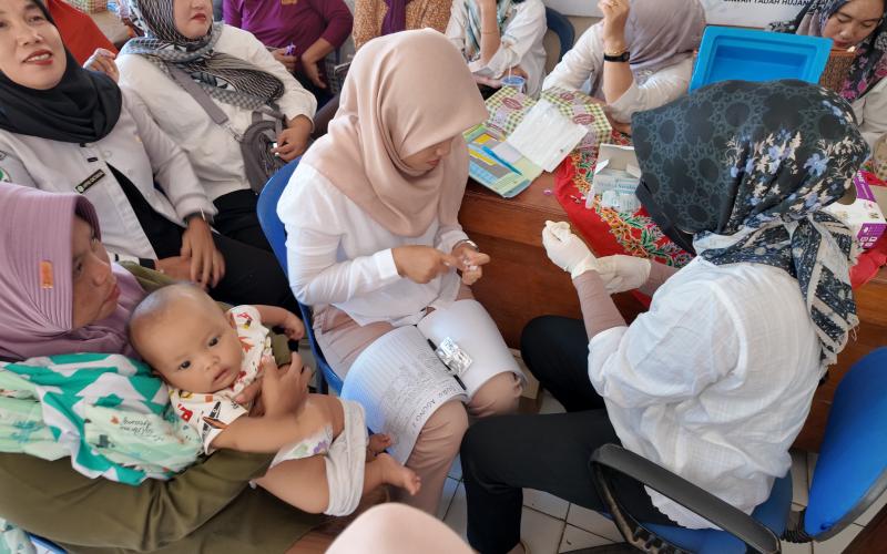 Satgas TMMD Ke-124 Kodim 0408/BS Gelar Sosialisasi dan Penyuluhan Posyandu dan Posbindu PTM