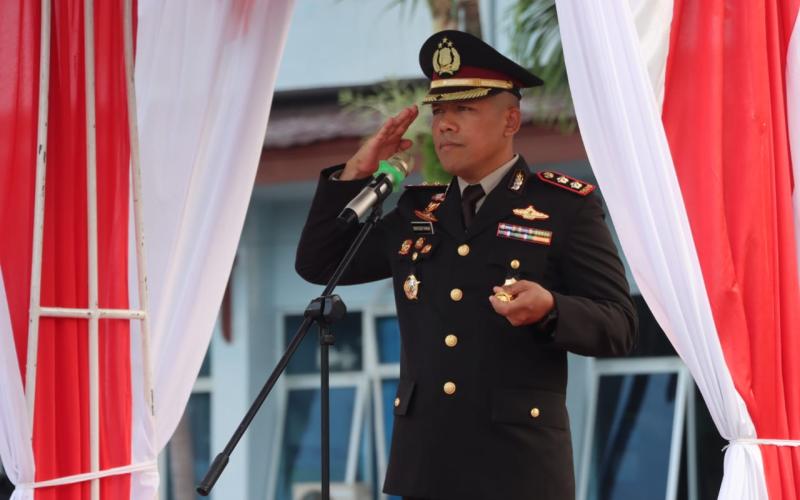 Kapolres Seluma Irup Upacara Hari Lahir Pancasila Ke-80 Tahun 2025 di Wilayah Kab. Seluma
