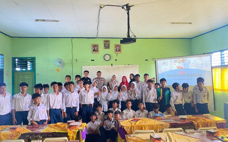 Bidhumas Polda Bengkulu Gelar Sosialisasi Di SMP Negeri  7 Kota Bengkulu