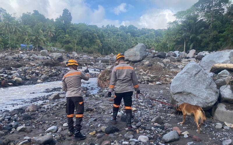 Tim K9 SAR Ditpolsatwa Baharkam Polri Diterjunkan Bantu Pencarian Korban Bencana Alam di NTT