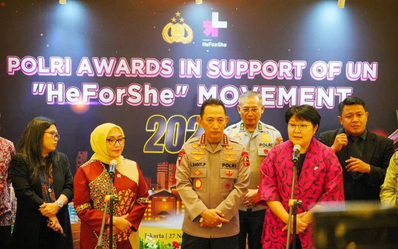 UN Women Apresiasi Komitmen Polri dalam HeForShe Awards 2025