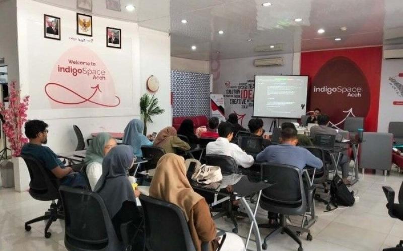 Acara “AI Connect for Pegiat Literasi” oleh Telkom AI Connect Aceh bersama Komunitas Literasi