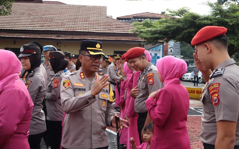 Upacara Korp Raport Kenaikan Pangkat Personel Polres Rejang Lebong Polda Bengkulu TMT 1 Januari 2026