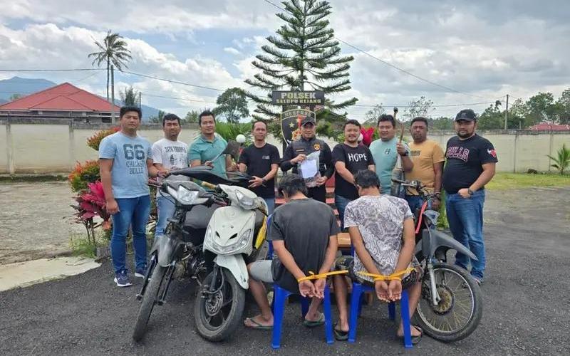 Polsek Selupu Rejang Ungkap Kasus Curanmor, Dua Pelaku Berhasil Diamankan