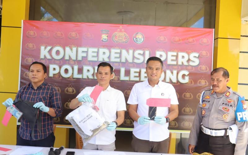 DPO Narkoba Ditangkap di Bermani Ulu Raya, Polisi Sita 541 Gram Ganja