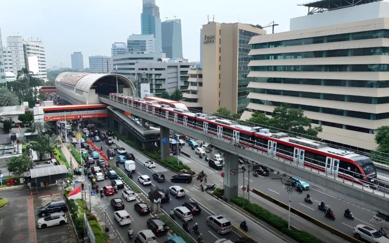 KAI Ingatkan Aturan Tarif Anak di LRT Jabodebek selama Liburan Nataru 2025/2026