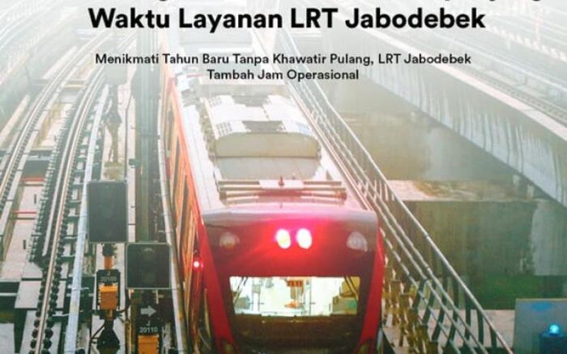 KAI Perpanjang Waktu Layanan LRT Jabodebek