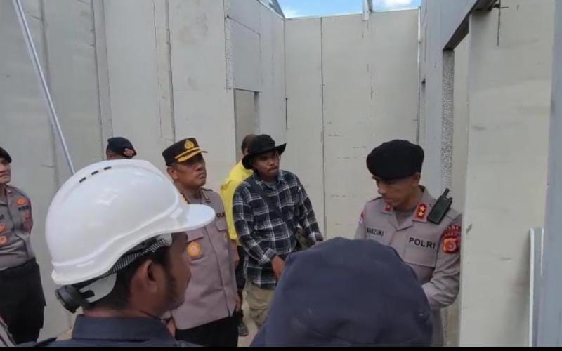 Kapolda Aceh Tinjau Progres Pembangunan 150 Huntap bagi Korban Banjir di Aceh Tamiang