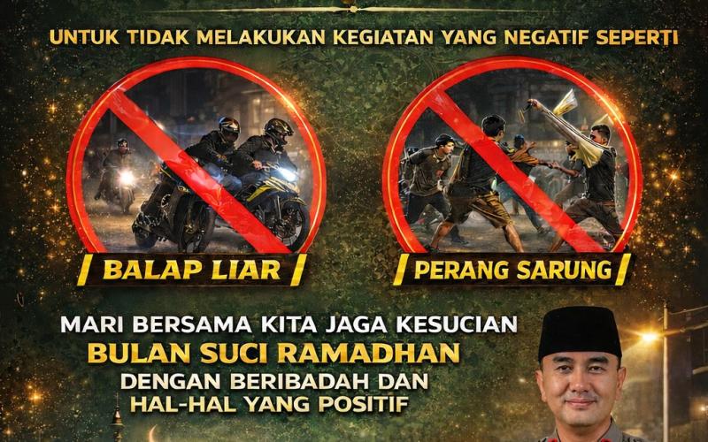  Polres Lebong Himbau Masyarakat Jaga Kamtibmas Selama Ramadhan