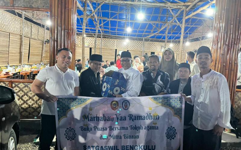 Satgaswil Bengkulu Densus Gelar Silaturahmi dan Buka Puasa Bersama Eks Napiter dan Tokoh Agama Bengkulu