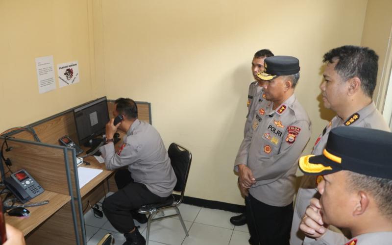 Cek Langsung Pelayanan 110 Polres Bengkulu Utara, Kapolda Bengkulu Pastikan Respons Cepat Kepolisian untuk Masyarakat