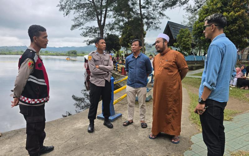 Polres Rejang Lebong Tingkatkan Pengamanan di Danau Mas Harun Bastari Pasca Ops Ketupat Nala-2026