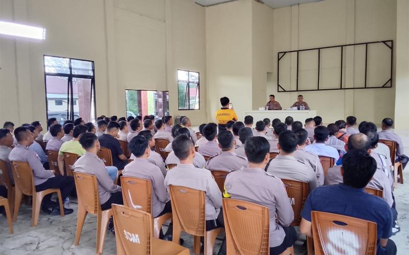 Kapolres Kepahiang Beri Arahan Bintara Penggerak Ketahanan Pangan, Dorong Masyarakat Tanam Jagung